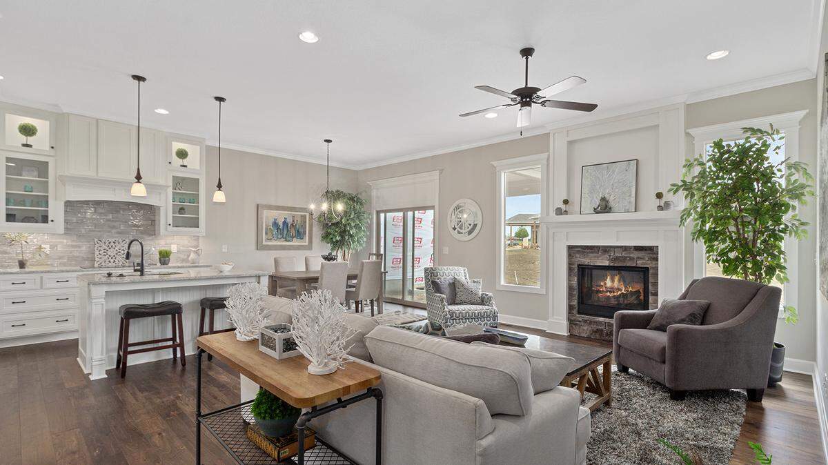 In addition to Gabriel’s model home (Tour #203), Crestwood Custom Home’s Tour #204 is open 11am to 6pm daily during the Parade of Homes. Several spec homes are also move-in ready for immediate occupancy for those who want or need to move soon.