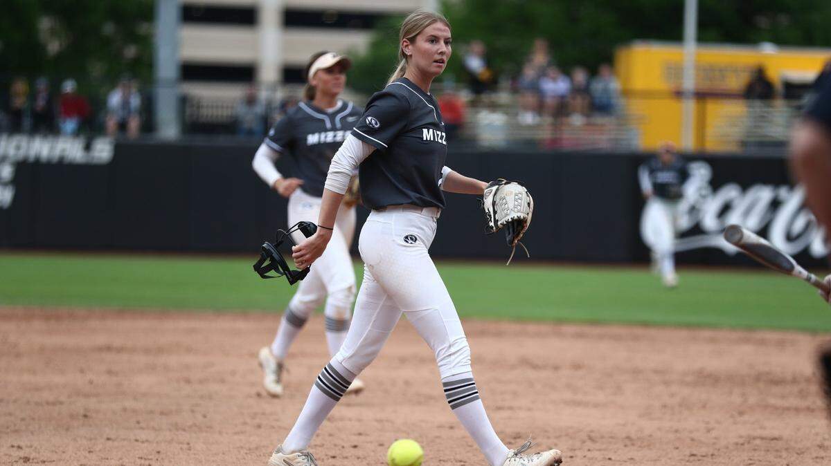 Missouri Tigers pitcher Jordan Weber pitched an efficient game for most of the afternoon during Saturday’s first game at the NCAA softball regional in Columbia. But that changed when an Arizona Wildcats two-run homer provided the final 2-0 score and forced MU into a loser-out game later in the evening.