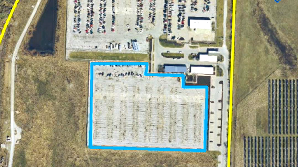 The location of the city’s proposed temporary jail on a city tow lot on the northeast side. The jail could get built before the World Cup as the city plans to build a permanent facility.