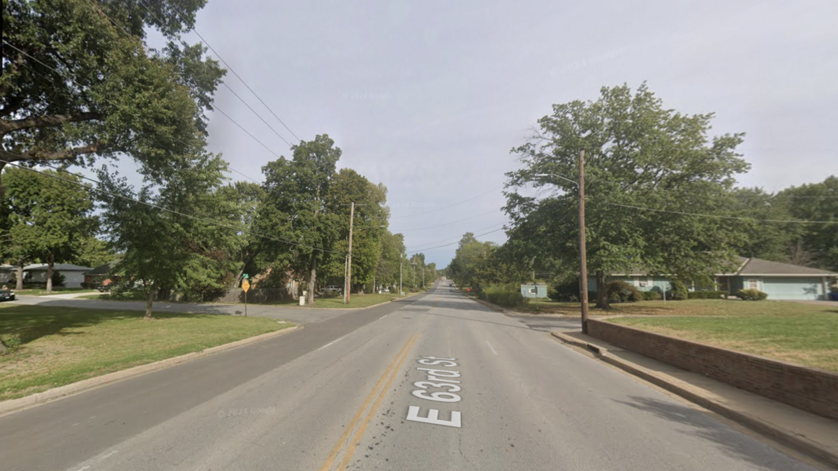 The Missouri State Highway Patrol said a motorcycle driver died after a Sunday crash in Raytown near the intersection of East 63rd Street and Ralston Avenue. This Google Maps image shows the area in September 2024.