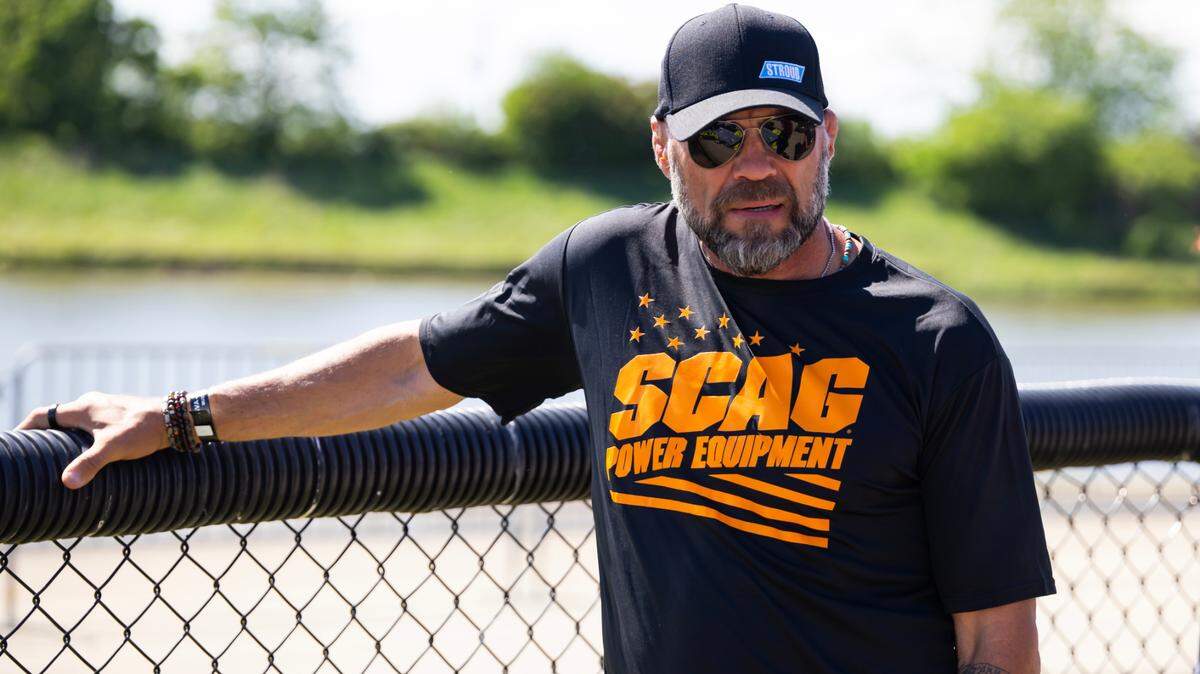 NHRA pro mod driver Randy Couture during qualifying for the Route 66 Nationals at Route 66 Raceway.