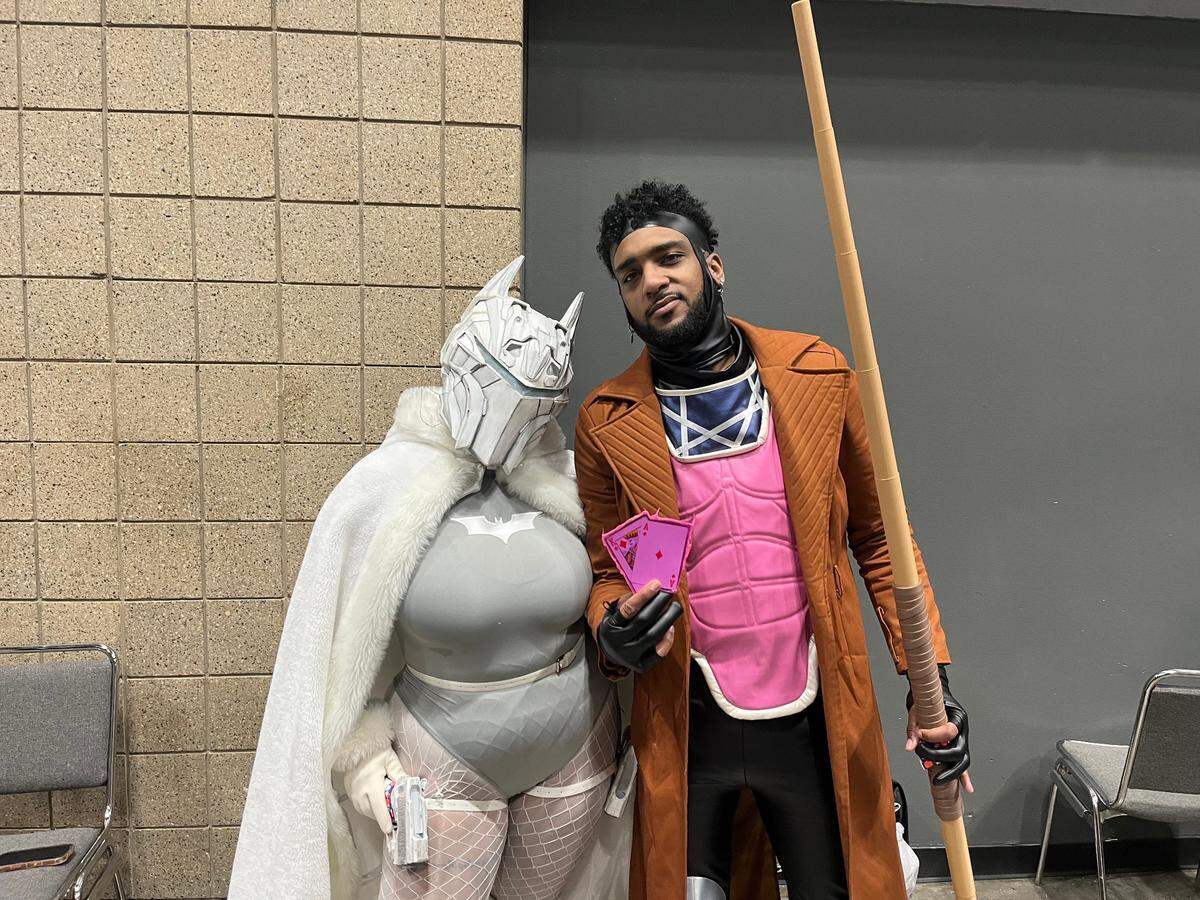 Christopher Brooks and Adriana Chapman traveled to Planet Comicon in Kansas City from Tulsa, Oklahoma.