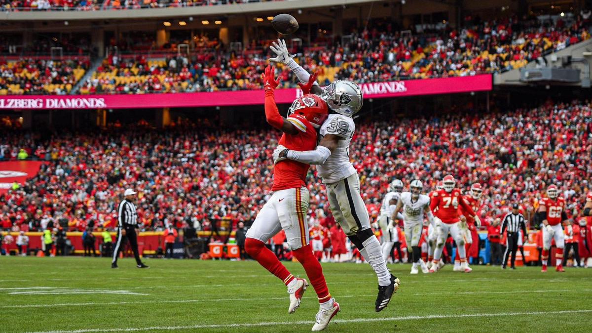 Kansas City Chiefs wide receiver Rashee Rice during the Christmas 2023 game at GEHA Field at Arrowhead Stadium.