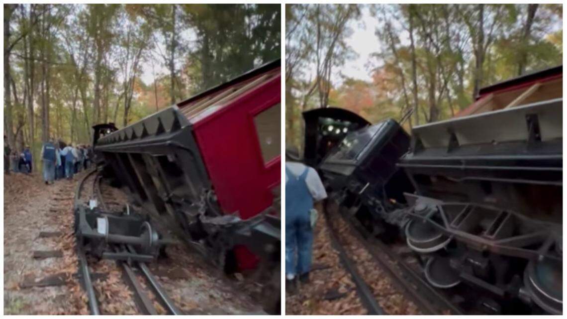Seven people were injured, including six park guests, when a trail derailed at Silver Dollar City theme park in Branson, Missouri.