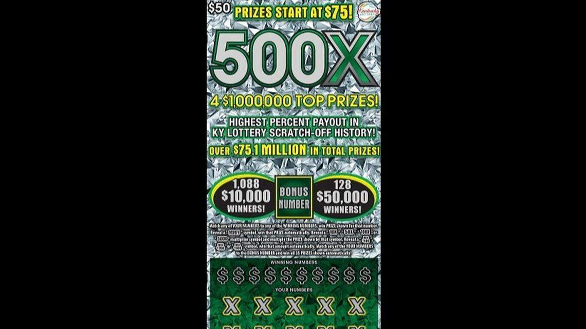 Co-workers, Tyesha Trice and Dylan Mitchell, ended up winning $50,000 after buying scratch-offs during their break, Kentucky Lottery officials said.