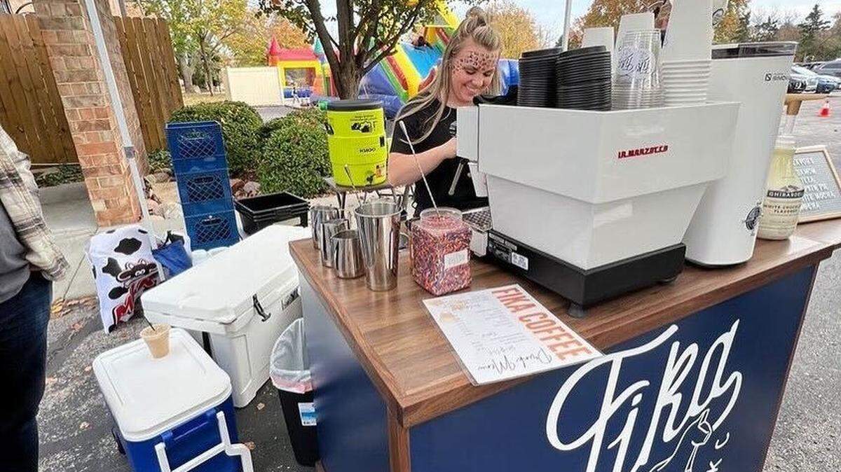 Rachel Larson runs Fika Coffee KC, a mobile coffee business that brings Swedish coffee breaks everywhere it rolls.