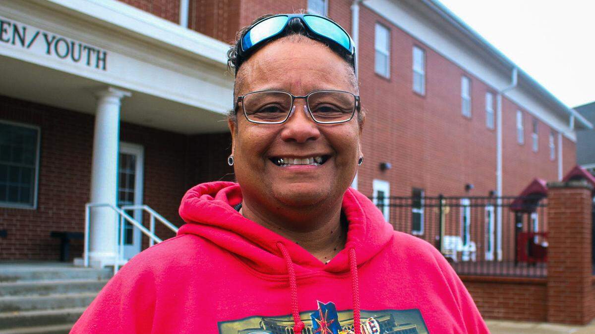 Mona Lisa Brownlee, 61, of Lenexa, said the main thing that hit her about this election is the right for women to be able to make their own decisions in reproductive care. She voted early Tuesday at the Lenexa Baptist Church 15320 W 87th St. Pkwy in Lenexa