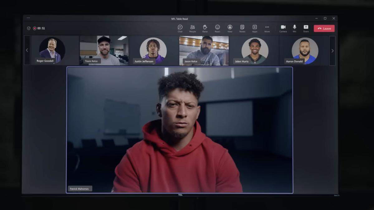 Patrick Mahomes did not approve of being written out of a 2023 NFL script.