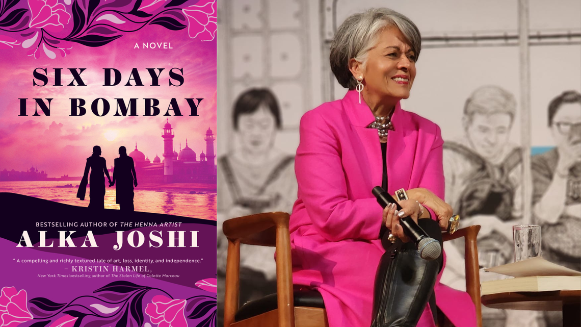 Alka Joshi’s second book is “Six Days in Bombay,” about a painter and a nurse who meet shortly before the painter’s death and come to realizations about identity and making one’s own path.