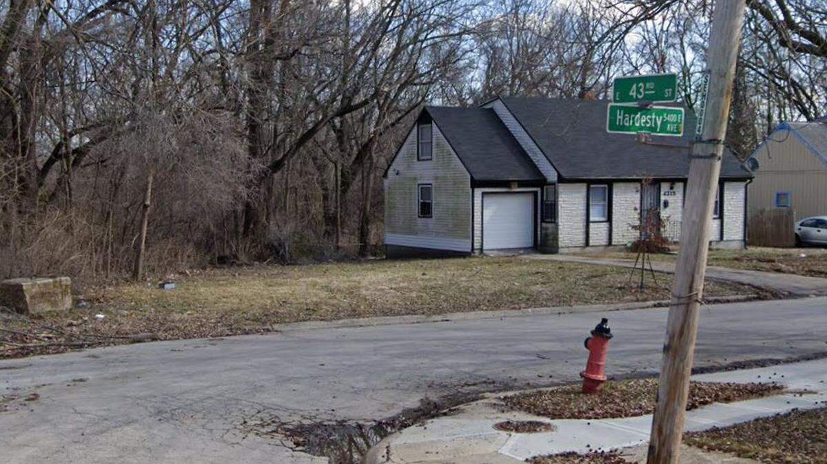 A man was fatally shot inside a home on Saturday, April 16, 2022, in the 4300 block of Hardesty Avenue, Kansas City police said. A Google Maps street view image from March 2019 shows the general area.