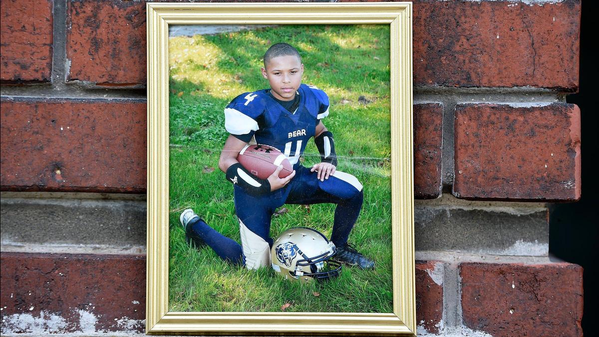 Samantha Edmunds says her son Da’Shaun Brown, pictured, loved to play football. Da’Shaun was certified to be tried as an adult in Jackson County when he was 16-years-old. He is being held at the Jackson County Detention Center. Data shows that Black juveniles are more likely to be charged as adults than white juveniles.
