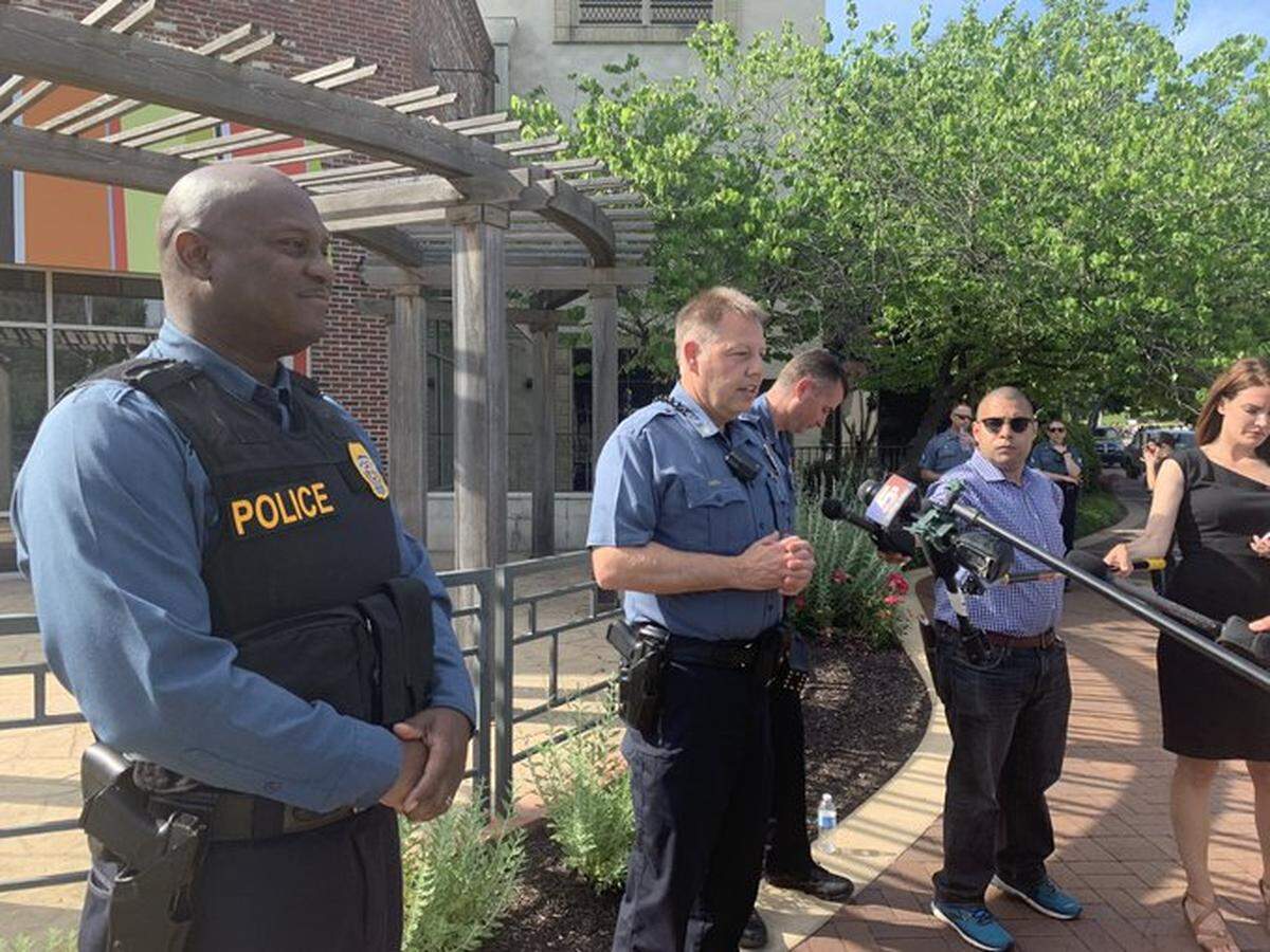 Kansas City Police Chief Rick Smith told reporters Tuesday, June 2, 2020, that police were changing their behaviors as protests continued for a fifth day at the Country Club Plaza.