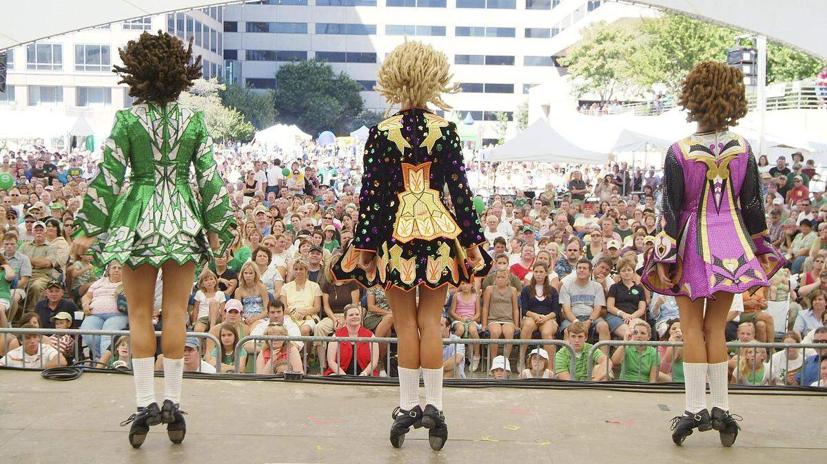Traditional Irish dancers will be part of the entertainment on nine stages at the Kansas City Irish Fest, which will run Aug. 29-31 at Crown Center Square.