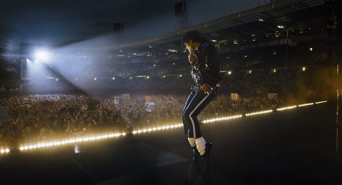 Jaafar Jackson stars as Michael Jackson in “Michael,” a biopic of his late uncle.