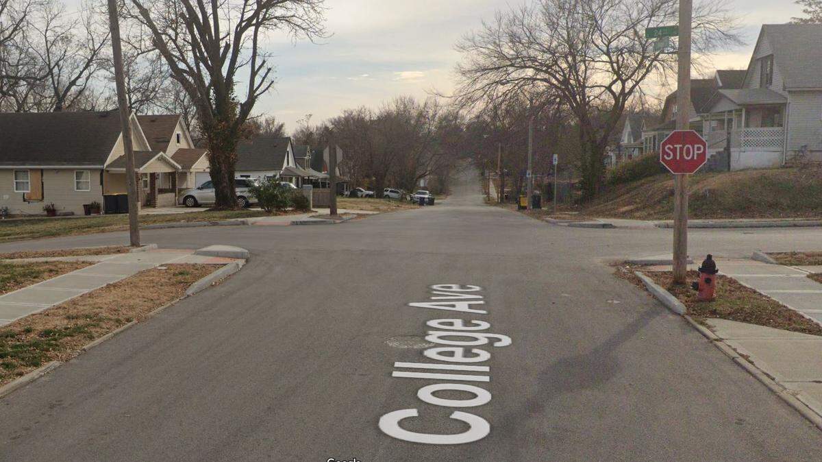 One man is dead and another was arrested after a shooting outside a home in the 2400 block of College Avenue in the Washington Wheatley neighborhood in Kansas City, a police spokeswoman said. This Google Maps Street View image of the area is from December 2023.
