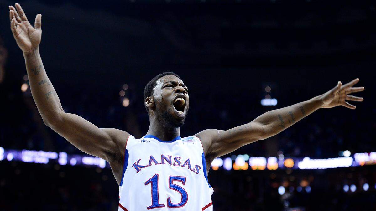 Former Kansas Jayhawk Elijah Johnson started his “Too Strong Tour" Monday evening at Shawnee Mission South High School.