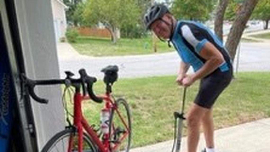 Michael Vestweber, having finally admitted to needing a class, can now change a bike tire like a pro.