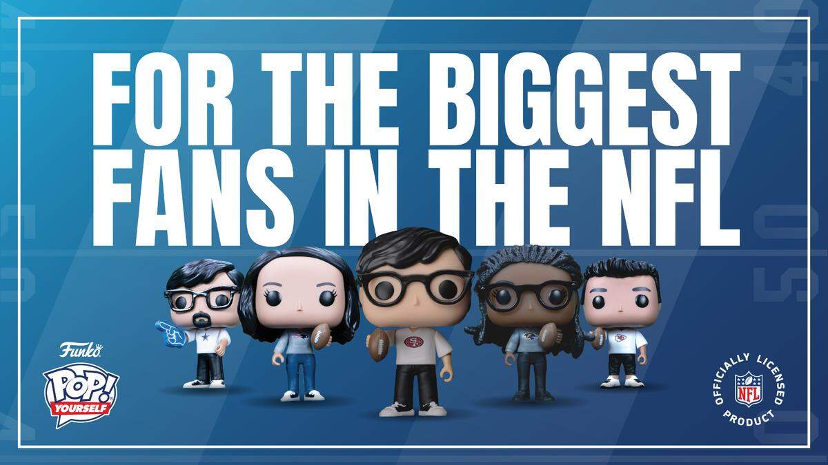Funko fans can choose NFL gear from all 32 teams.
