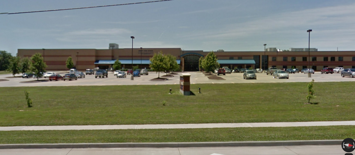Police say a man tried to set himself on fire outside of Liberty High School in O’Fallon, Missouri.