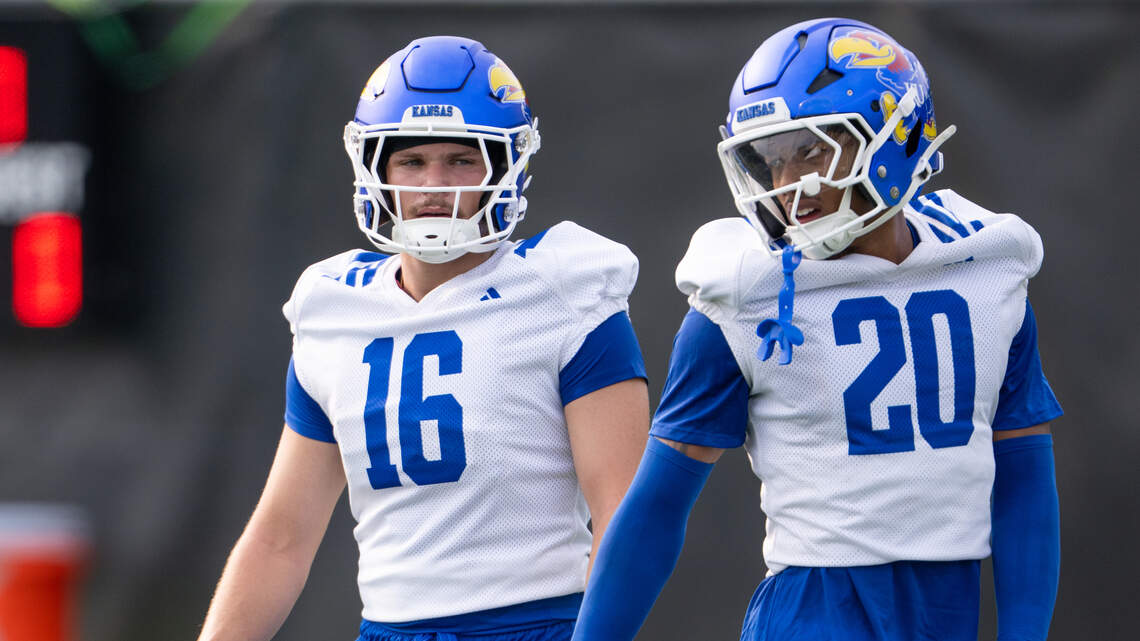 Kansas football coach Lance Leipold praises his defense after first day of camp