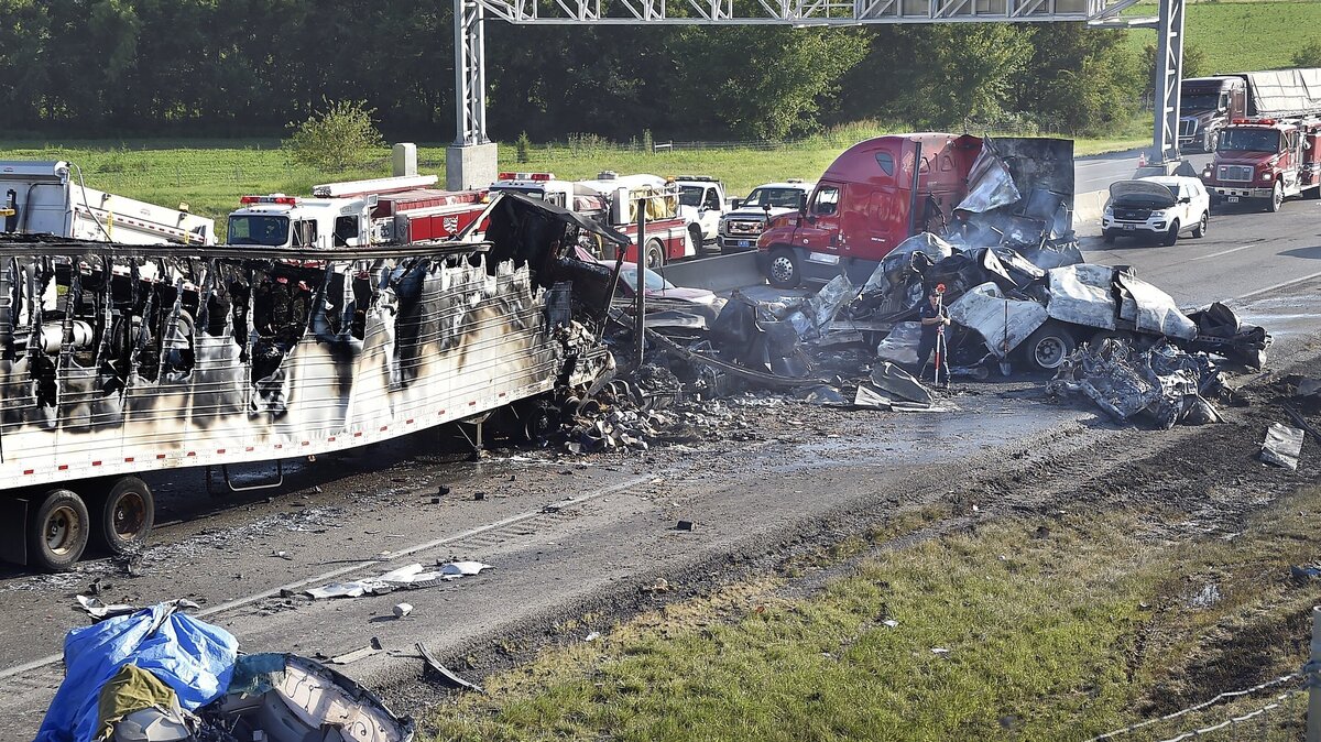 Trucker gets 5 years in jail for causing fatal crash on I-70 | Kansas ...