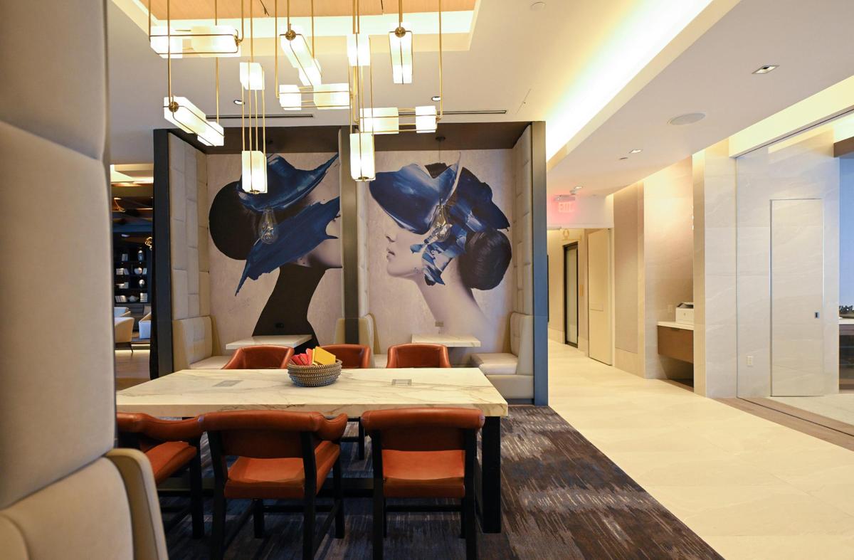 A working space at the new Three Light Luxury Apartments.