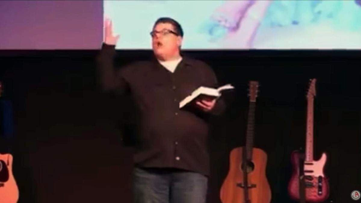 “Why is it so many times that women after they get married let themselves go?” Stewart-Allen Clark asked his congregation.