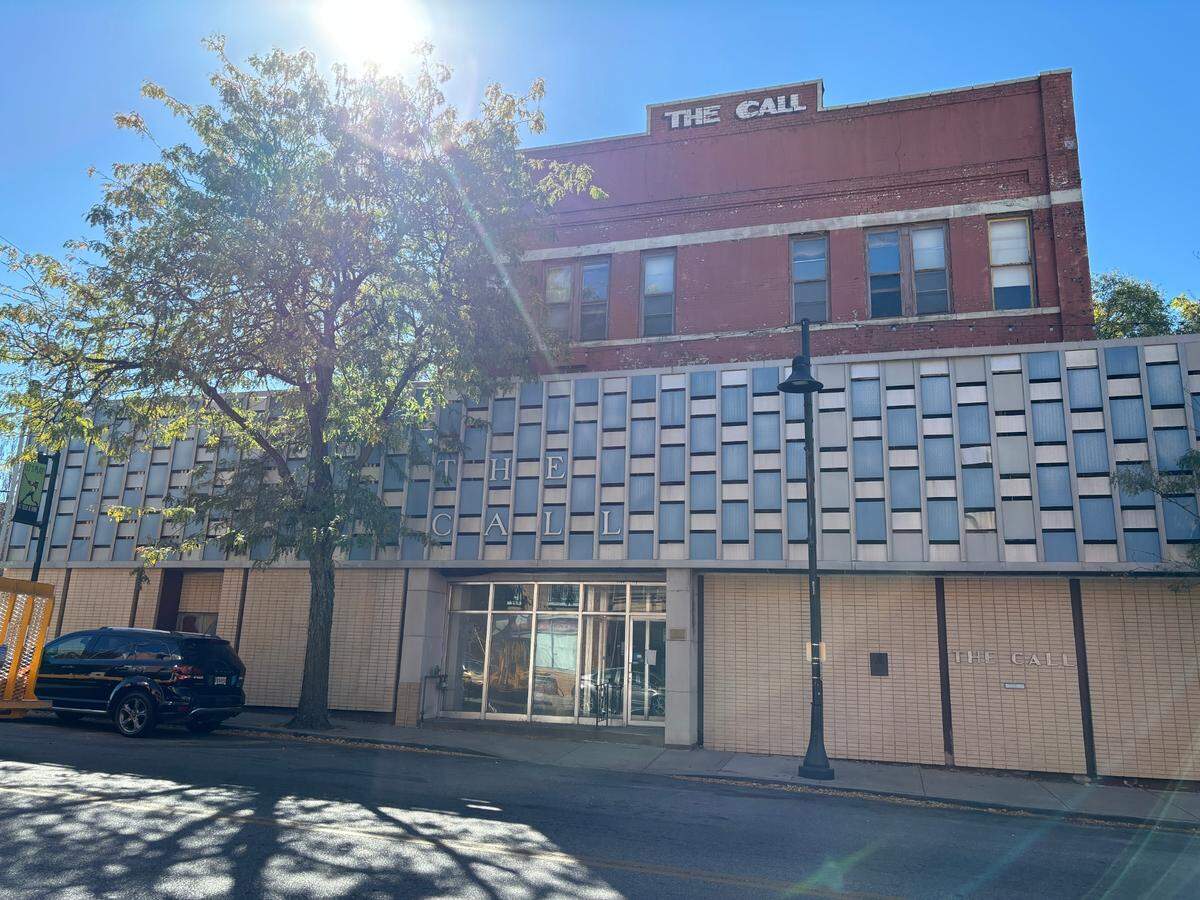 For almost a century, The Kansas City Call staff worked out of offices at 1715 East 18th St. in the 18th and Vine district. Oct. 10, 2024.
