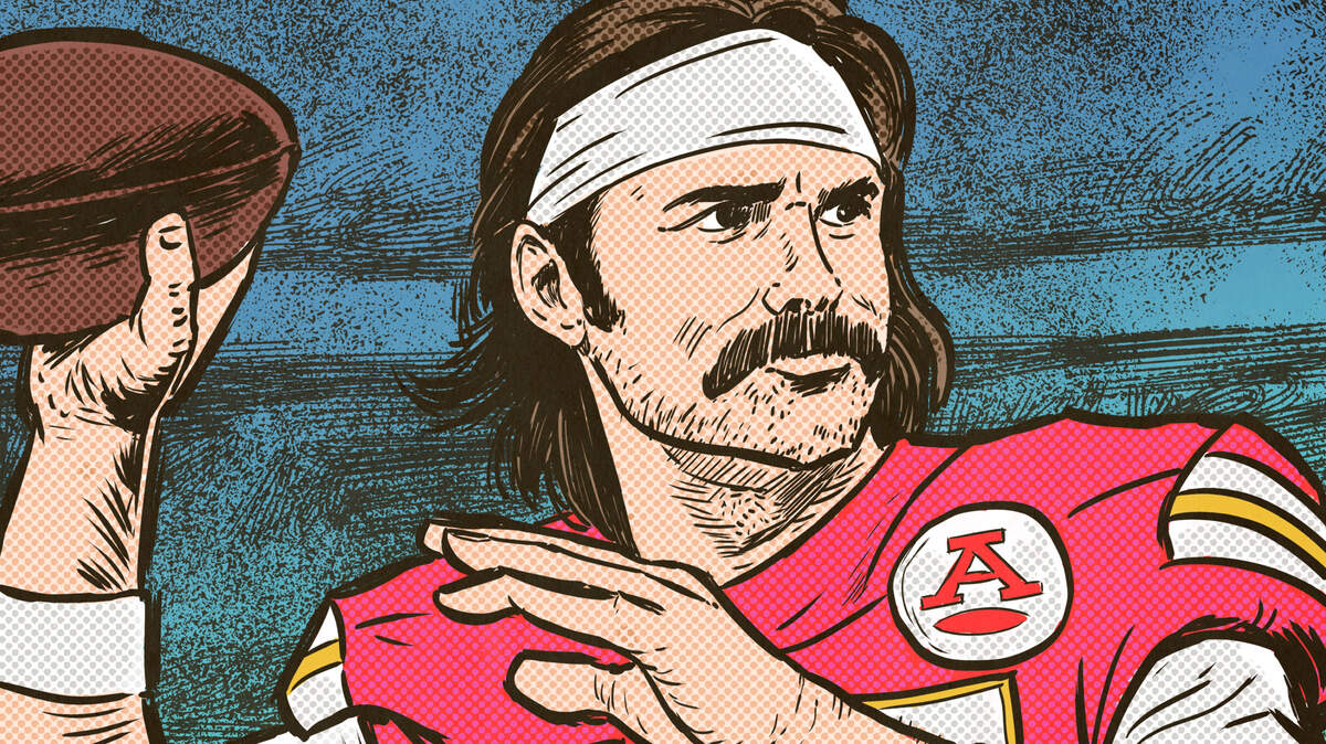 Illustration of Kansas Chiefs quarterback Gardner Minshew