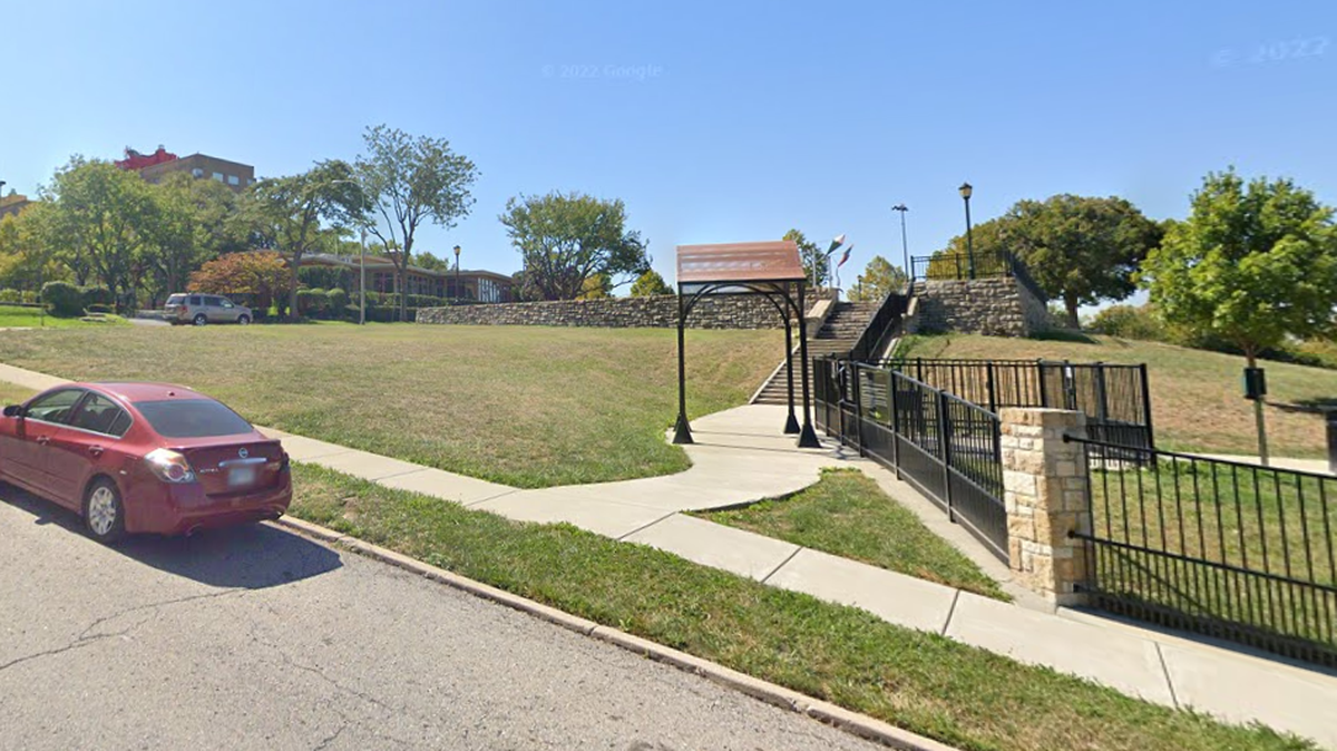 A man died after he was found shot and unresponsive early Sunday in a park area near West 8th Street and Pennsylvania Avenue in Kansas City. This Google Maps Street View image shows the area in September 2022.