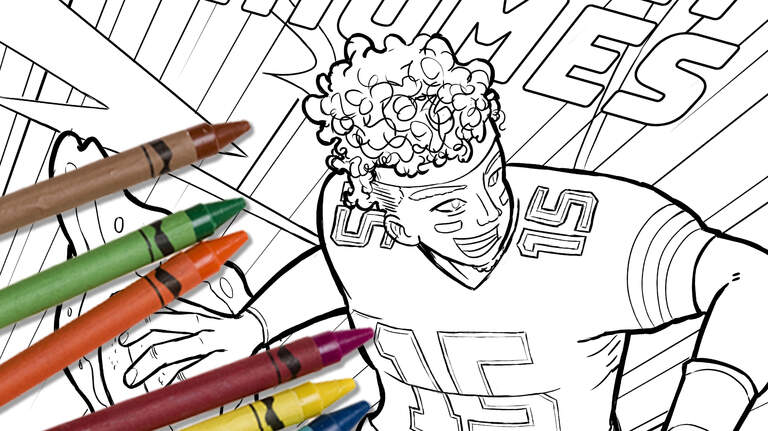 Color your way to the Super Bowl with The Star’s exclusive Chiefs coloring book