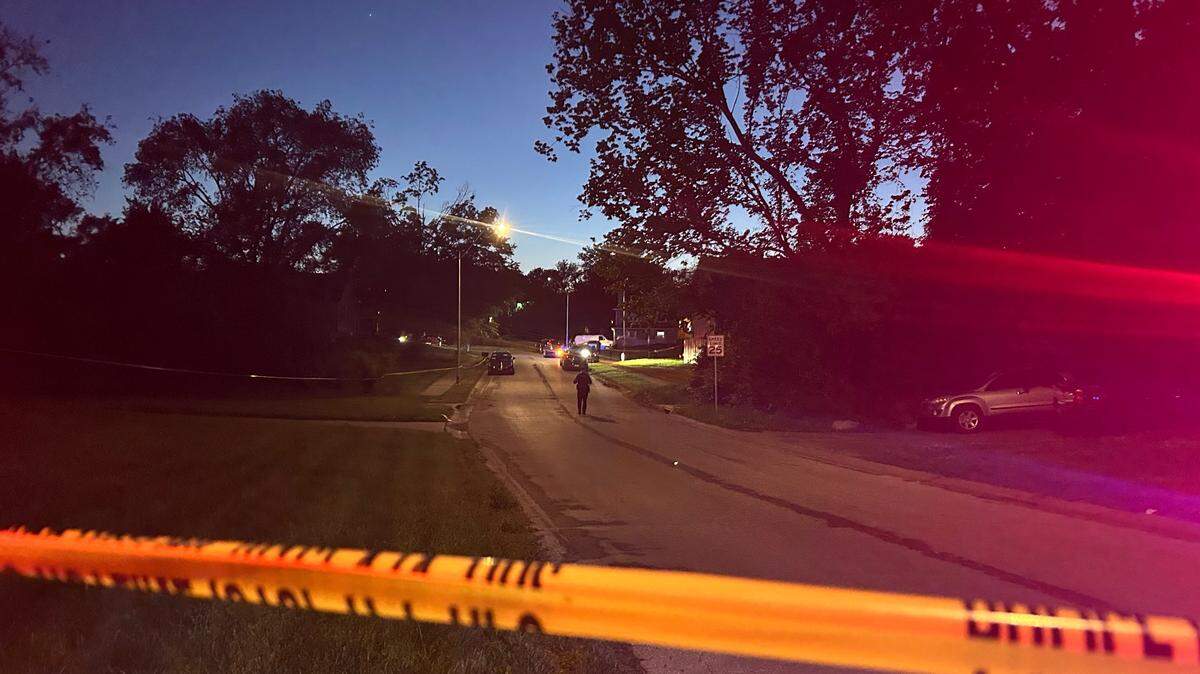 A shooting in south Kansas City, near Grandview, left a man dead and a woman and teenager in critical condition. Police blocked off Corrington Avenue as eyewitnesses gathered and grieved.