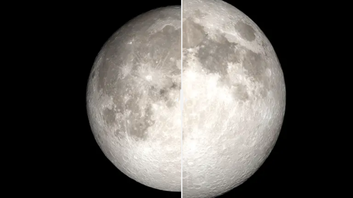 NASA compares the Moon’s apparent size at its farthest and nearest points to Earth during a 2020 supermoon.