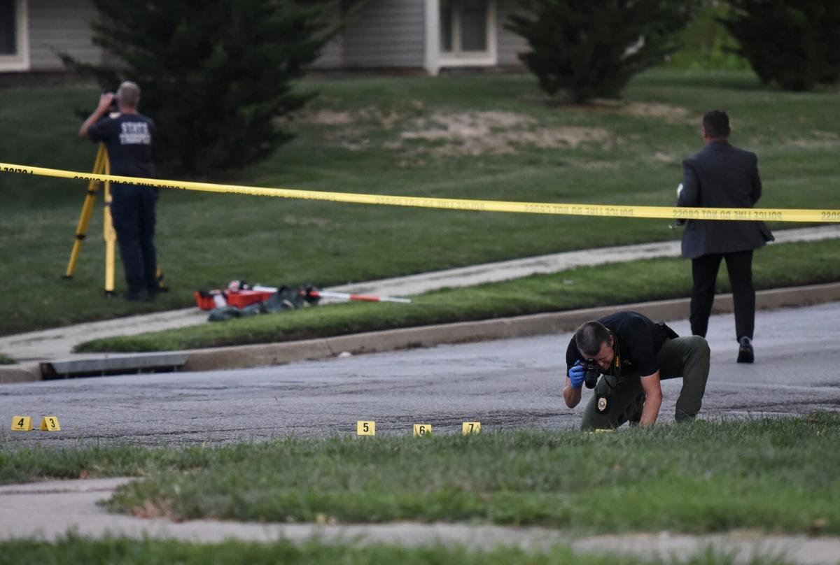 Officers with the Blue Springs Police Department fatally shot a man on Tuesday, Aug. 23, 2022, near Northeast Sunnyside School Road and Northeast R D Mize Road. Authorities at the scene said the man was armed and shot at officers before he was killed.