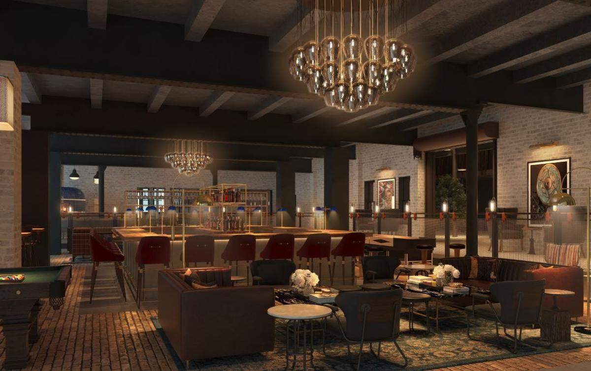 XR will be just off the lobby entry of Crossroads Hotel and will have artisan pizzas and small plates from the display wood-burning oven.