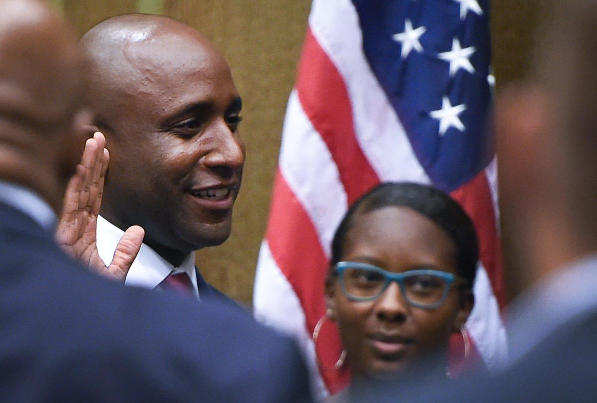 Mayor Quinton Lucas was sworn into office during inauguration festivities in August.