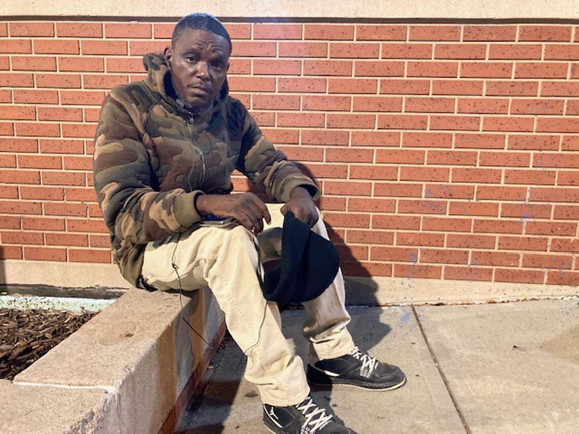 “It’s very important. A lot of people wouldn’t have nowhere to go,” said Cory Davis, homeless for three months, and waiting outside the Morning Glory Ministries breakfast program run by the Catholic Diocese of Kansas City-St. Josepth at 9th Street and Baltimore Avenue.