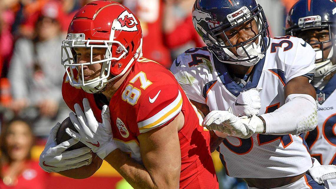 Watkins burns Broncos for two TDs from Mahomes in Week 8, and the shovel pass returns