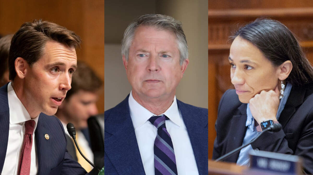 Missouri Sen. Josh Hawley said he might go around Congress. Sen. Roger Marshall and Rep. Sharice Davids are waiting to see the details.