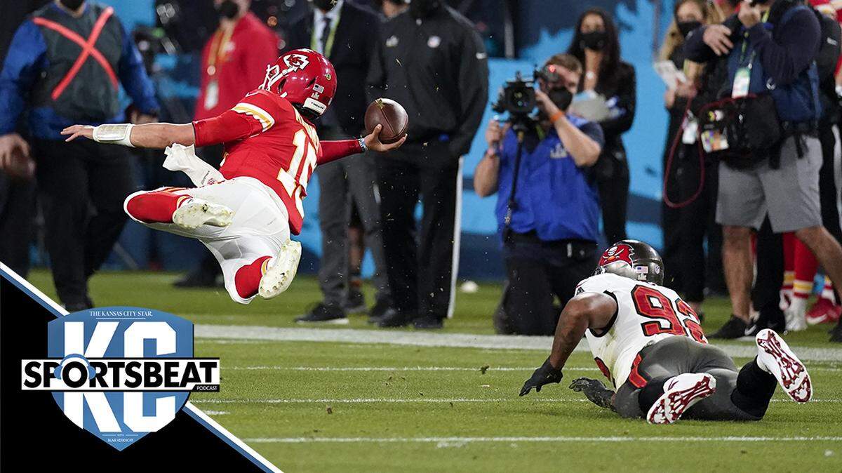 Kansas City Chiefs quarterback Patrick Mahomes passes against the Tampa Bay Buccaneers during the second half of the NFL Super Bowl 55 football game Sunday, Feb. 7, 2021, in Tampa, Fla. (AP Photo/Ashley Landis)