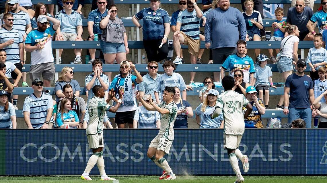 Sporting KC played a spirited MLS match against Portland — until the 2nd half