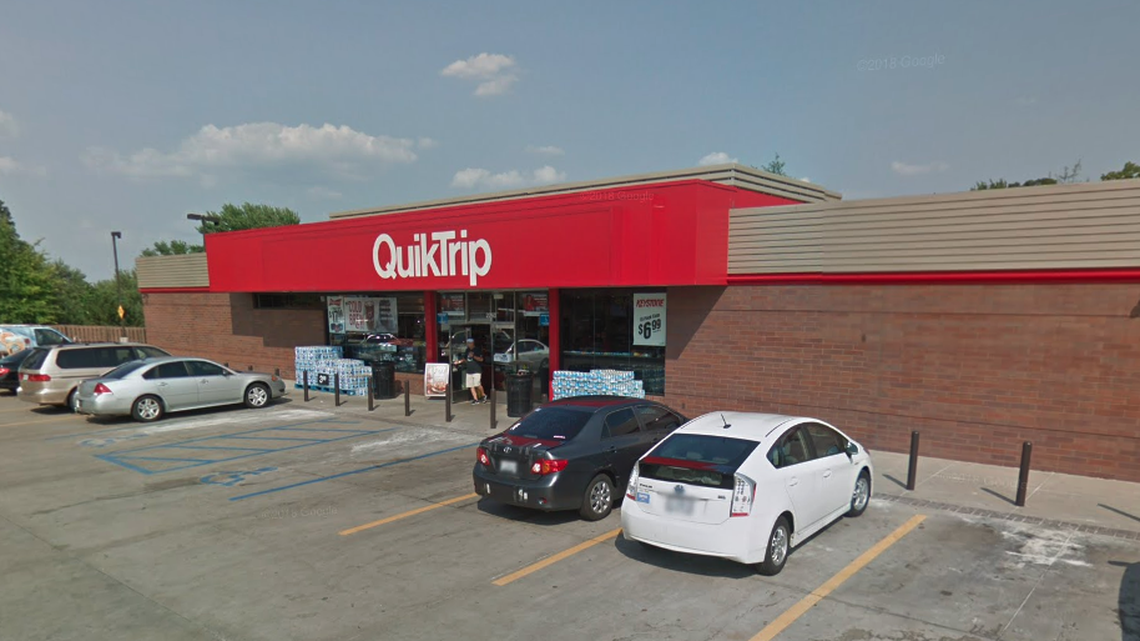 A robbery suspect at a QuikTrip in St. Charles, Missouri, was shot and killed by an armed citizen, police say.