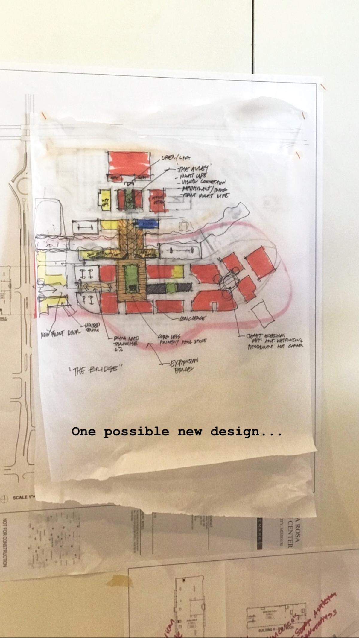 One of three plans proposed during the Zona Rosa meetings this week.