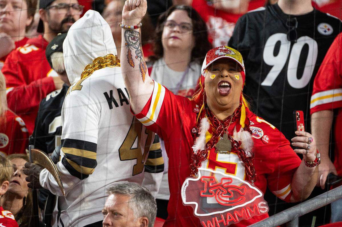 Kansas City Chiefs fan Tammy Allen was at the Kansas City Chiefs when they played New Orleans Saints in October at GEHA Field at Arrowhead Stadium.