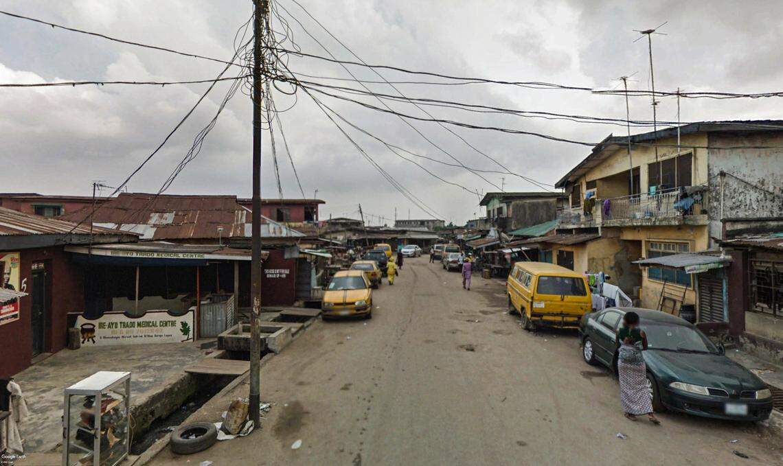 The Bariga slum in Lagos, Nigeria.