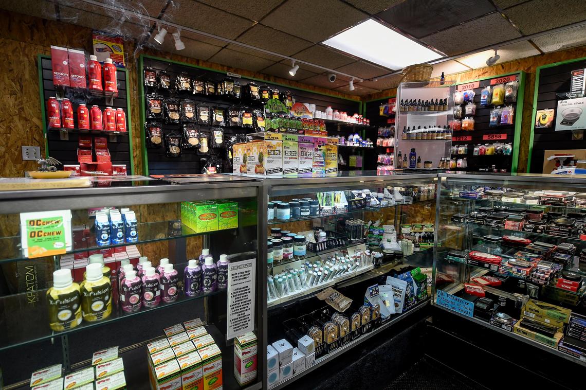 7th Heaven, a music store complete with an adult shop and smoke shop, remained open selling vinyl records and sex toys Friday morning. That afternoon it closed. Some Johnson County vape shops are still offering curbside pickup.