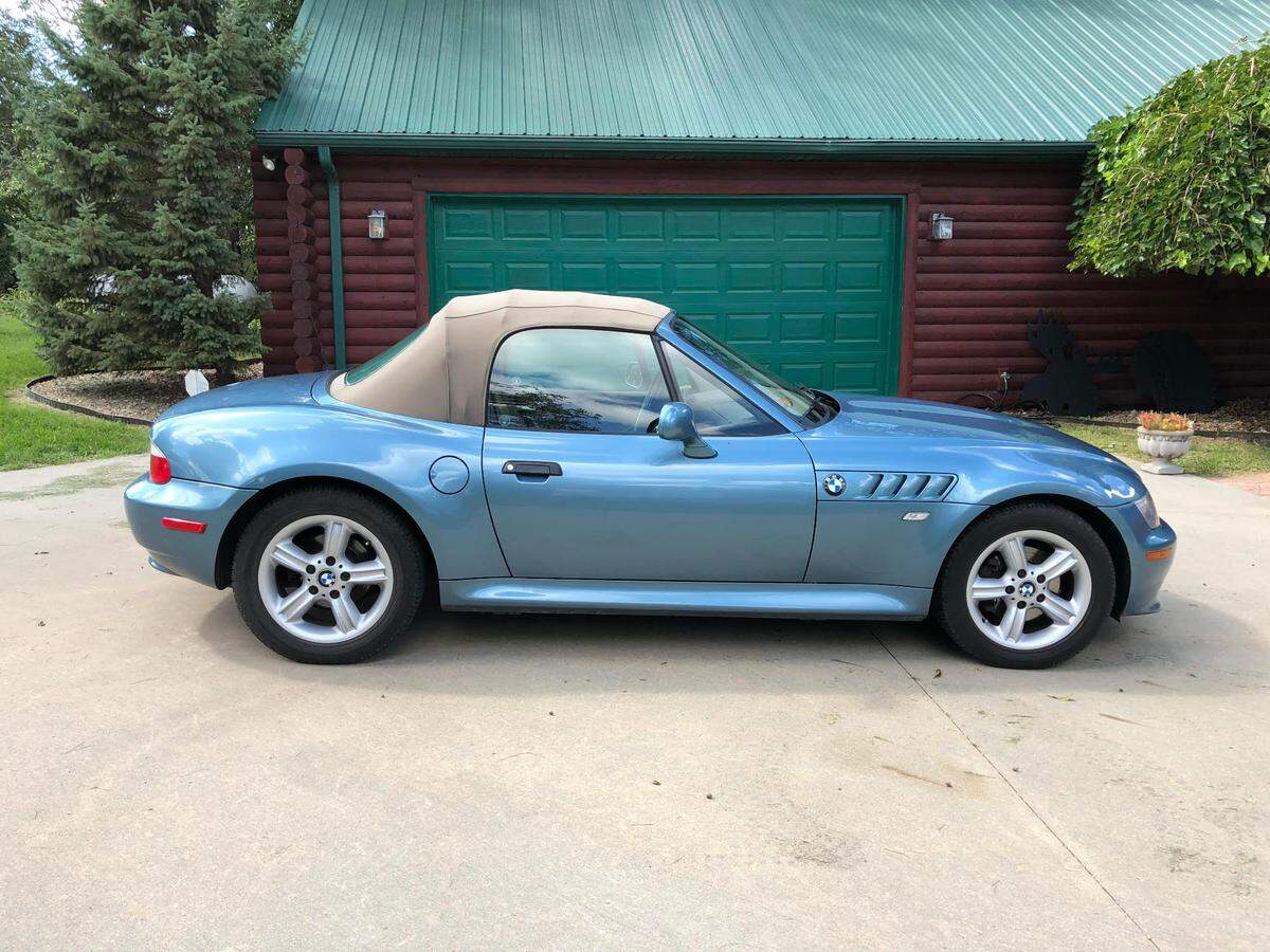 This 2001 blue BMW Z3 Atlantic was among 10 cars stolen last week from a garage in Westport in Kansas City. All of the cars are rare and collectible vehicles. The Kansas City Police Department is investigating the matter.