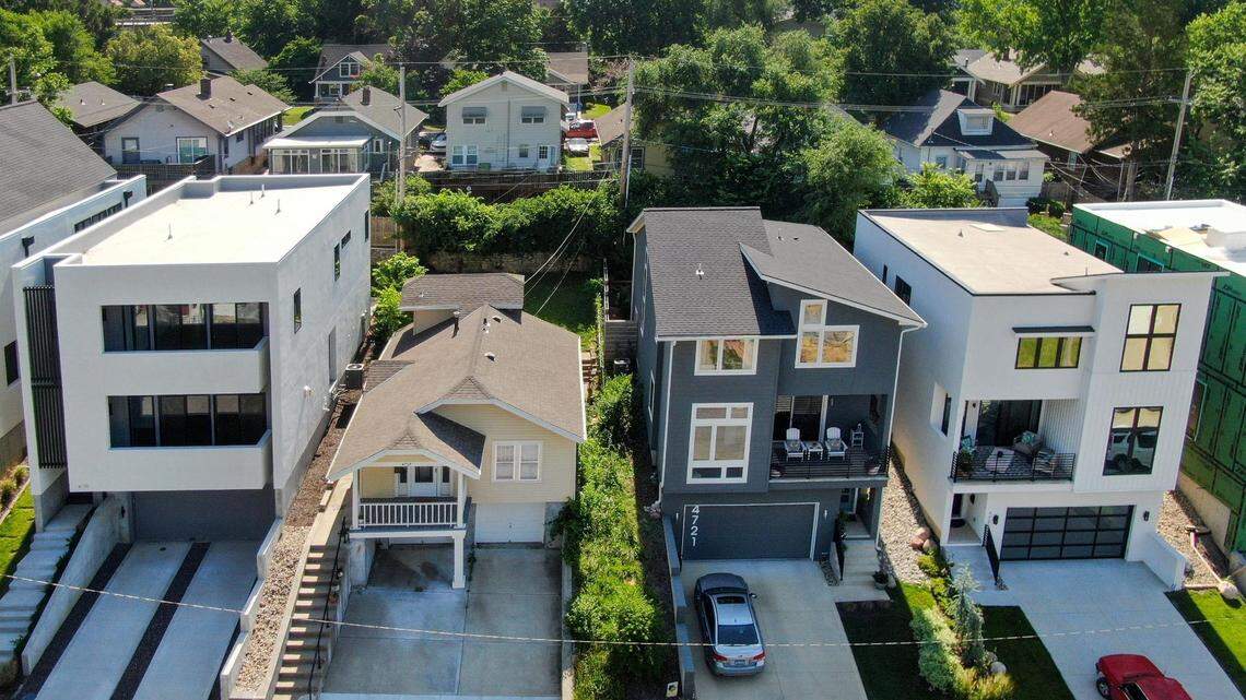 Houses in the West Plaza neighborhood of Kansas City. Jackson County fell on the lower end for property tax bills paid in 2023 among the Missouri counties surveyed.
