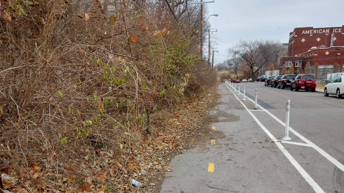 What's the point of having protected tracks if they're covered with debris?