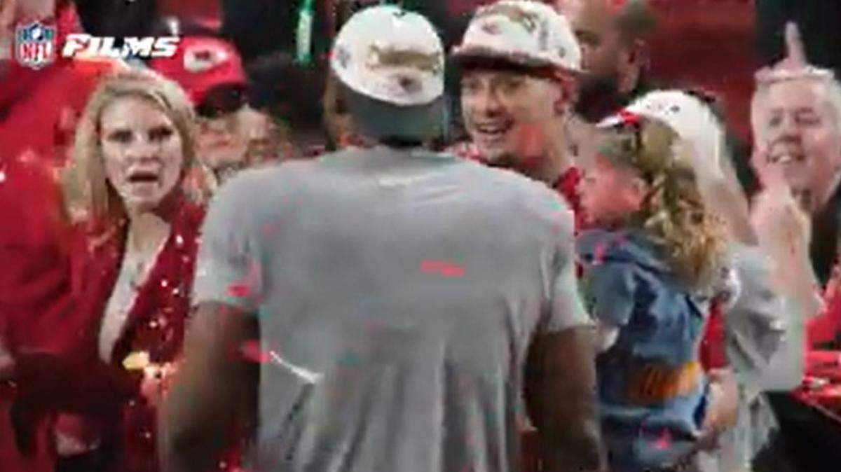 Patrick Mahomes had a message for Chris Jones after the Chiefs’ Super Bowl victory.